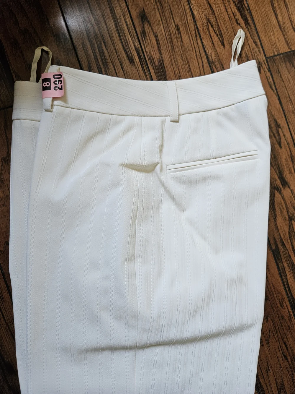 Antonio Melani Classic Women's White Tailored Pant Suit Set